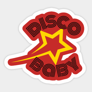 Disco Baby Sticker